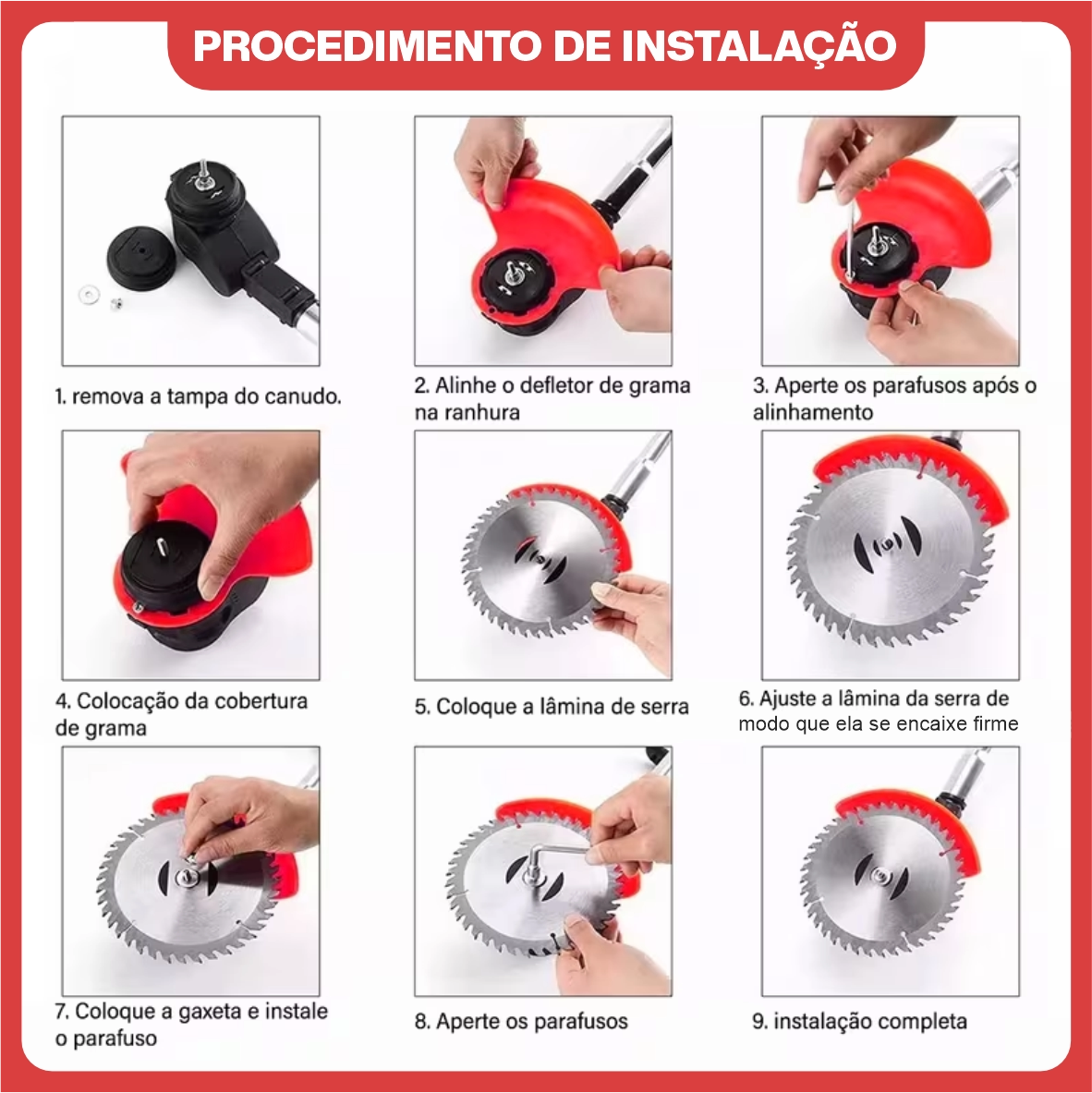 Roçadeira Elétrica TurboMax Multiuso 5 em 1 + BRINDE: 4 Baterias De Lítio 21 Volts - COMPRE 1 LEVE 2